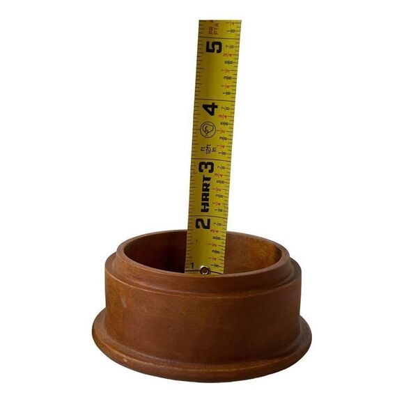 Kamani Wood Bowl Wooden Trinket Dish Boho Rustic Guitar Music Gift Jewelry Mini - Picture 4 of 7